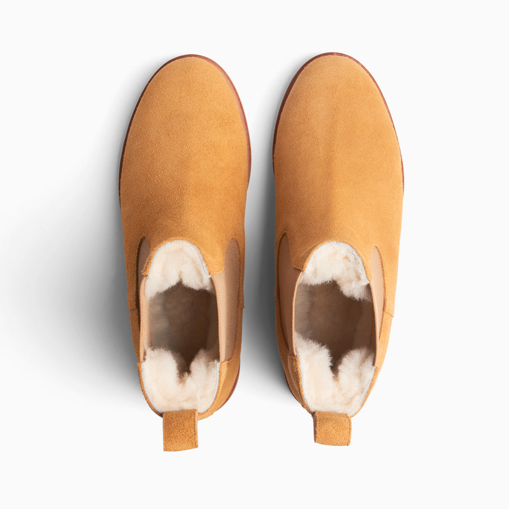Women's Chelsea Boot Wool Mustard