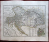 Austria-Hungary Vienna Bohemia 1862 Stulpnagel Stieler map Wien Vienna city plan