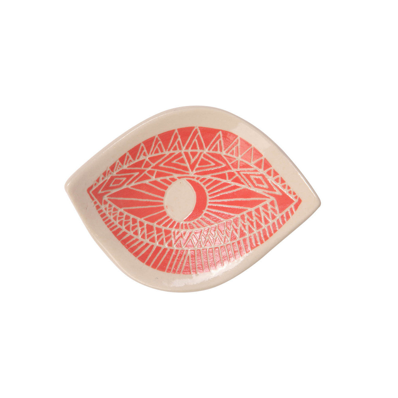 demetria chappo sgraffito spirit eye dish