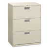HON Brigade 600 Series Lateral File in Light Gray