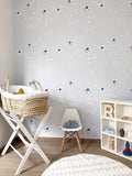 Behang starry skies pink - roomblush