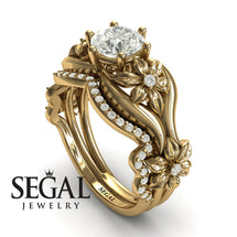 The 4th Season Bridal Set Flower Ring Diamond Ring- Lauren no. 1