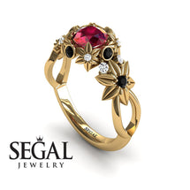 Nature Inspired Unique Engagement Ring - Katherine no. 4