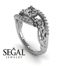 Nature Flower Engagement Ring - Alyssa no. 3