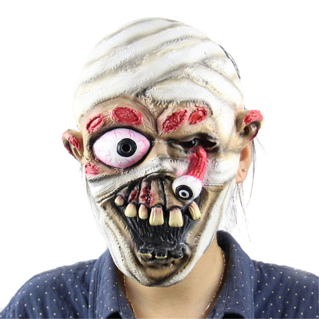 2016 Halloween Horror Masks Adult Costume Mummy Latex Party Scary Mask Christmas Cosplay Prop Fancy Dress Decor