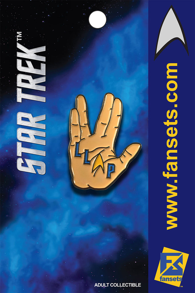 Star Trek LLAP Live Long and Prosper Licensed FanSets MicroCrew Collector’s Pin