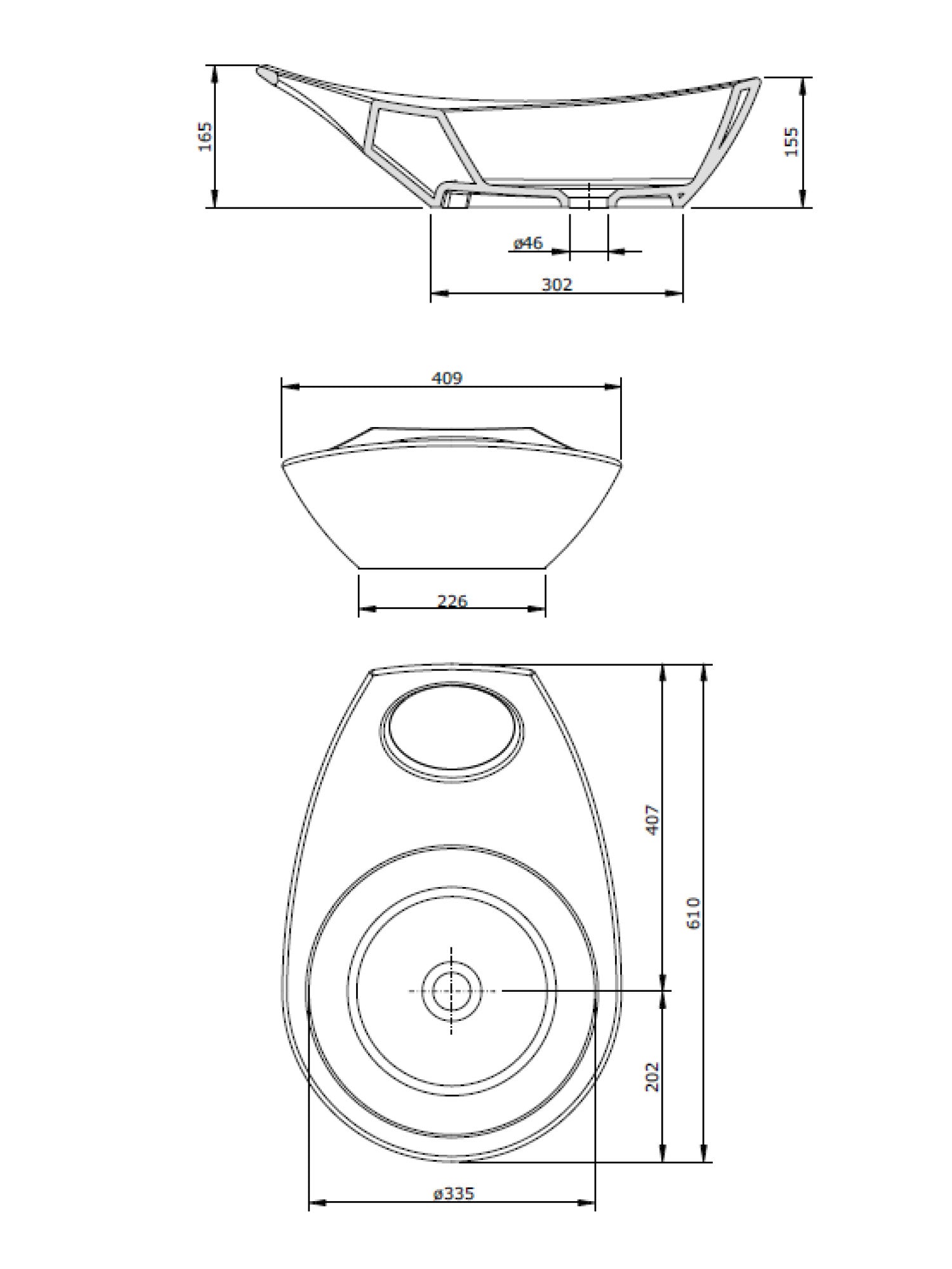 Join Countertop Basin #109710