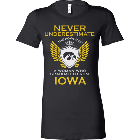 Never Underestimate - A woman graduated from IOWA - Vietees Shop Online