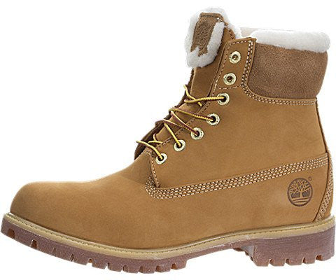 Timberland Men's Fur Lined Round Toe Leather Winter Boot