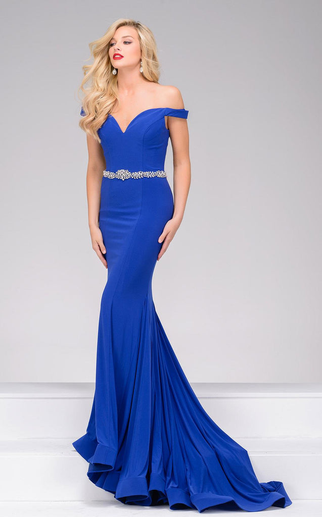 JOVANI 49254 CAP SLEEVE DRESS