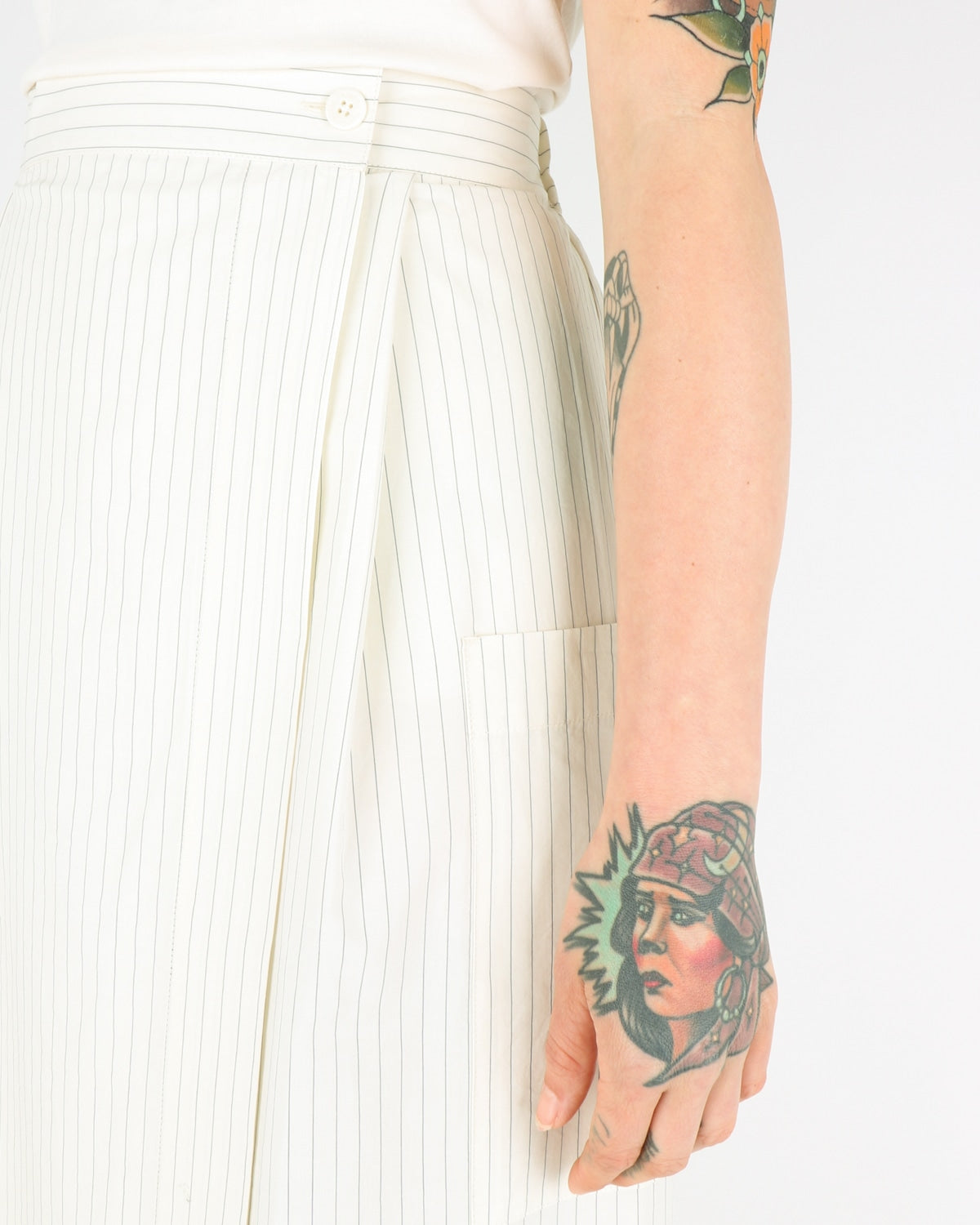 norse projects women_julietta light cotton skirt_ecru_view_3_3