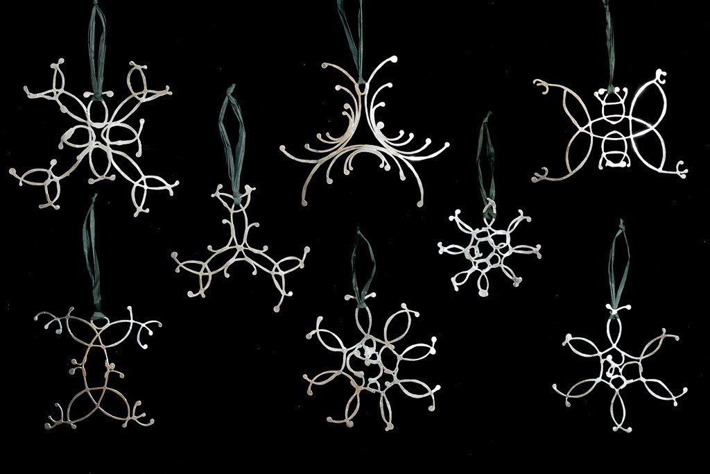 Snowflake Ornaments - Sterling Silver - 2016 Snowfall - #36 - Beth Cyr Handmade Jewelry