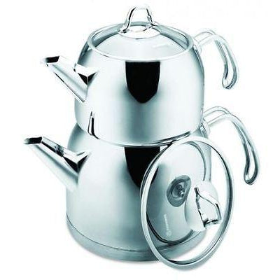 Korkmaz A105 Provita Maxi Stainless Steel Teapot Set - Korkmaz - Pazarska