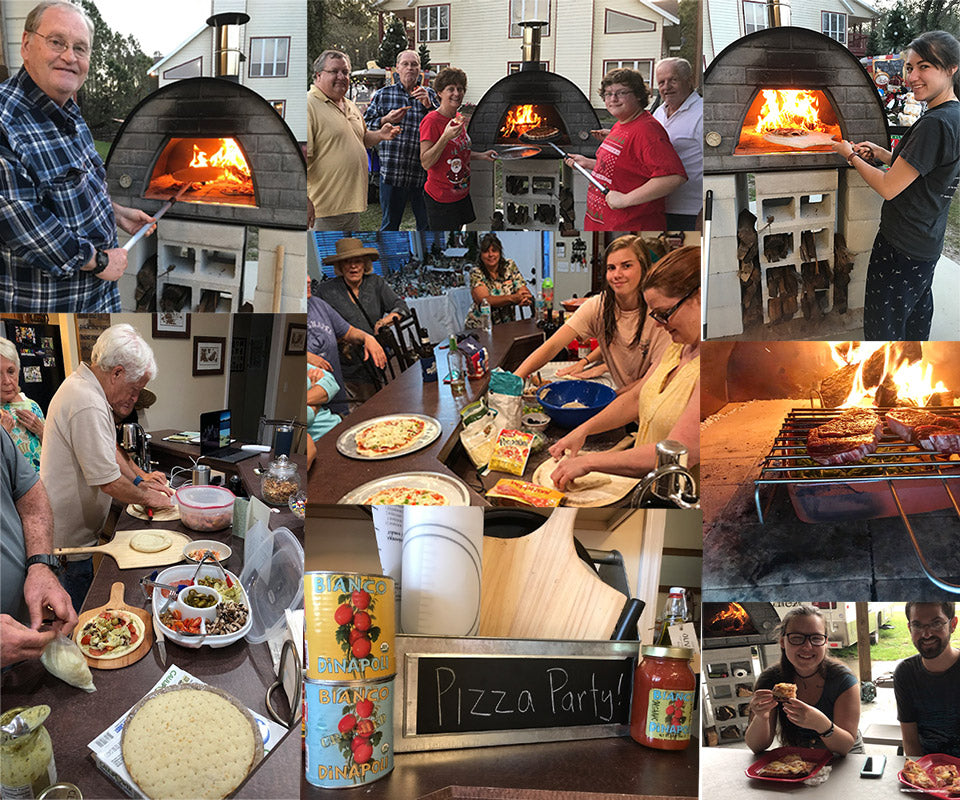 Making memories with a pizza oven