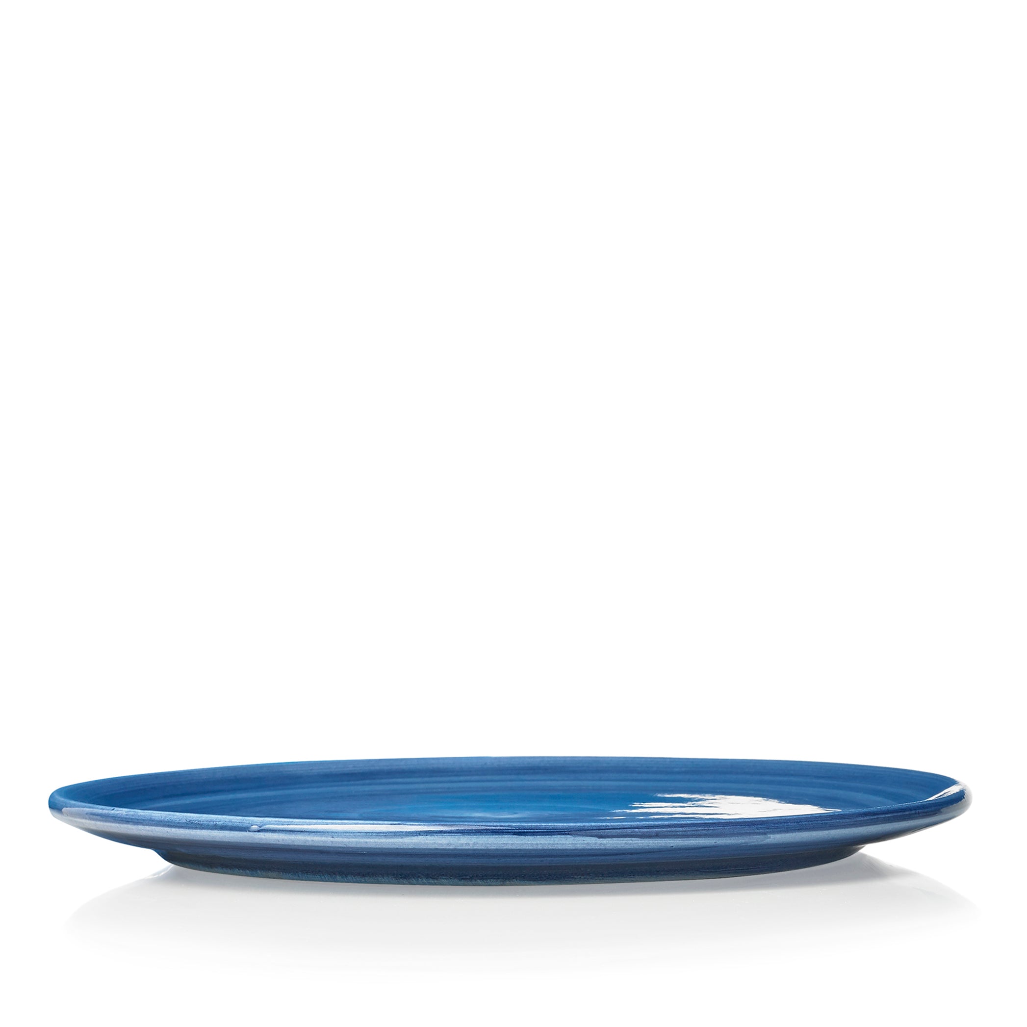 S&B "La Couronne" 29cm Ceramic Tart / Cake Plate in Blue