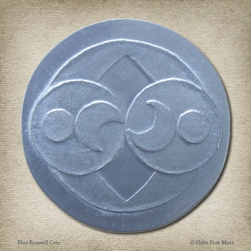 Blue Roswell Coin