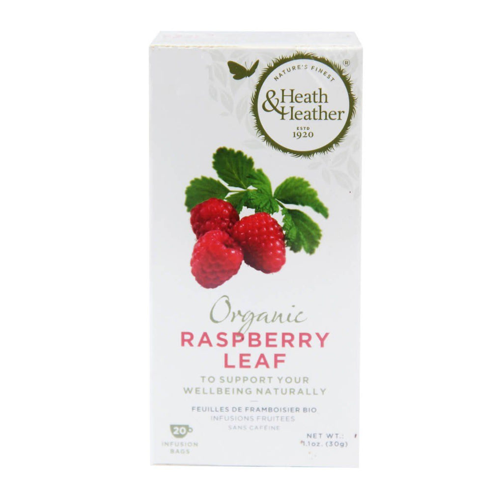 Heath & Heather Raspberry Leaf 20 Tea Bags - Purayou