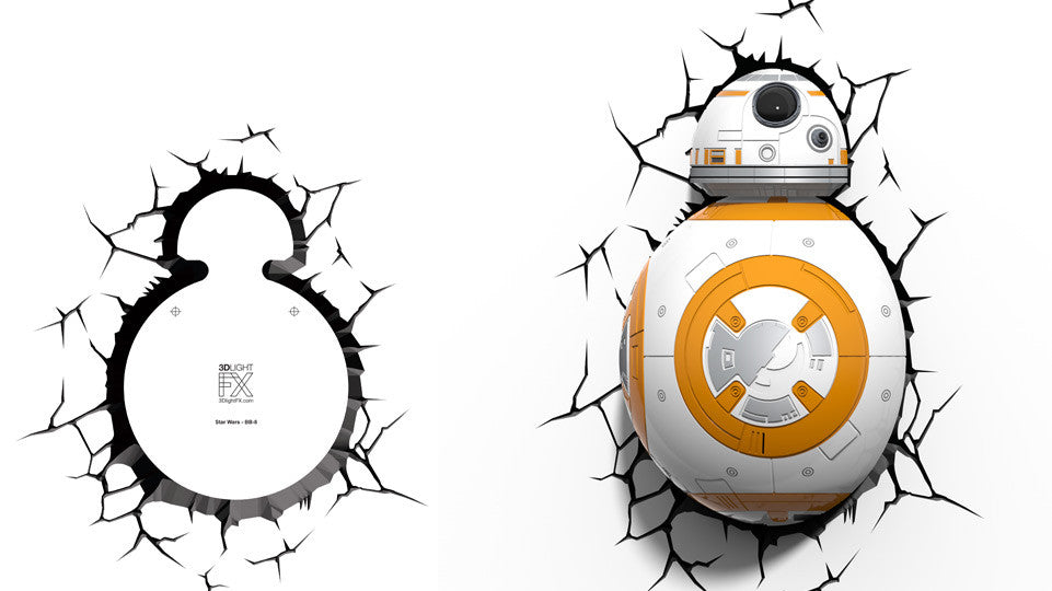 Crack Sticker - Star Wars BB-8