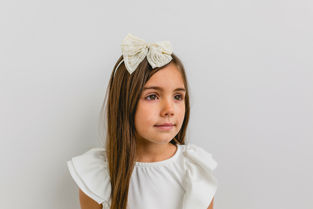 Beaded Bow - Headband