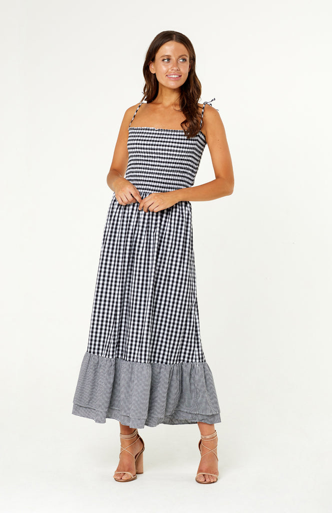 Old Town Gingham Maxi Dress