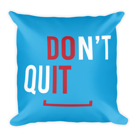 Just Keep Going Pillow