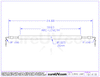 UV Curing Lamp - Hanovia Part # 6618A442 UV Curing Lamp Bulb