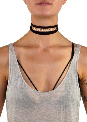 Valencia Jeweled Beaded Choker