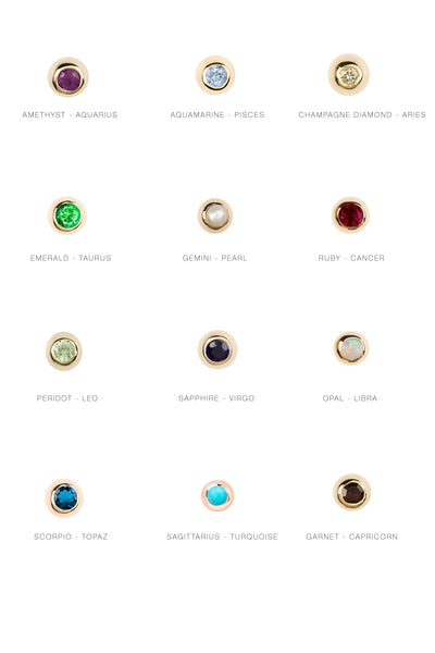 Turquoise Birthstone Stud