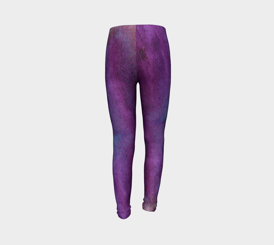 Child/ Youth Leggings Violet Blue