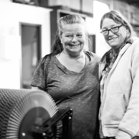 Lisa, long-time employee of Bag-A-Nut with her sister.