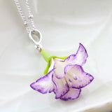 Delicate Hand-Moulded Flower Necklace