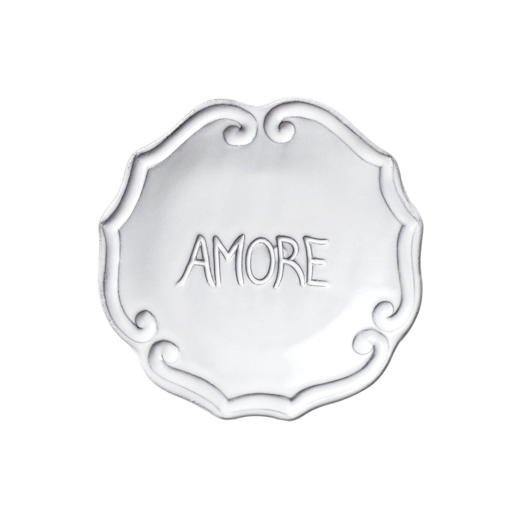 Incanto White Amore Plate