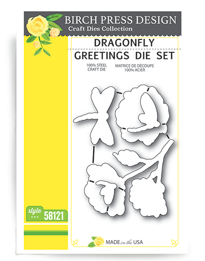 Dragonfly Geetings Die Set