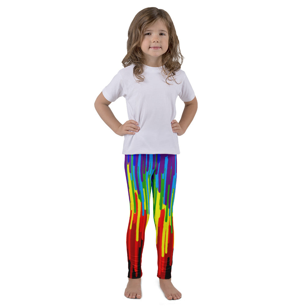 Psychedelic AMBRO Print Kid's Leggings