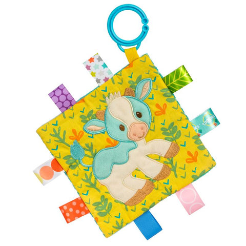Taggies Crinkle Me Casey Cow Activity Toy - 6.5" - Mary Meyer Baby