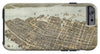 Birds Eye View Of Charleston 1872 - Phone Case