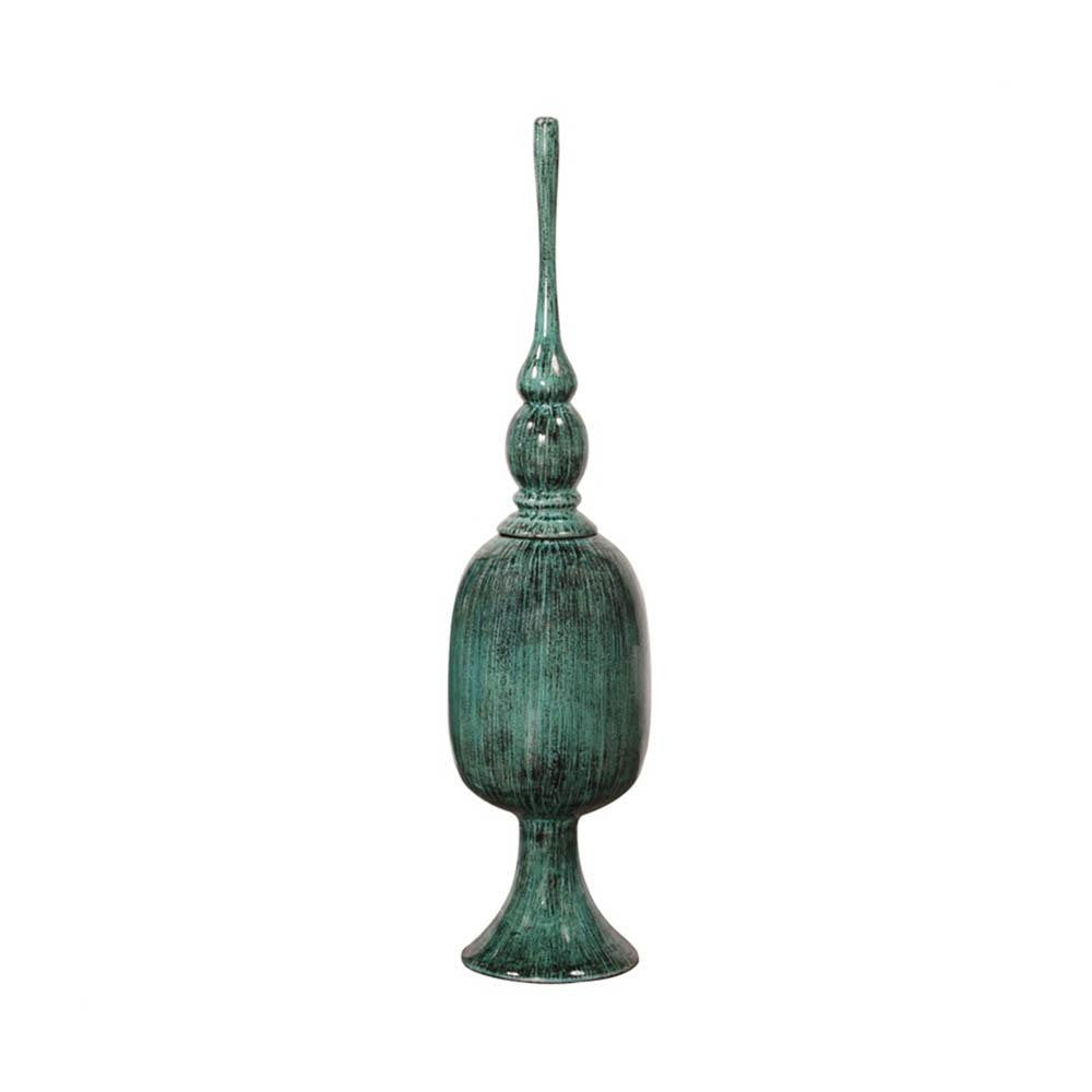 Bamboo Urn with Moroccan Lid (Medium)
