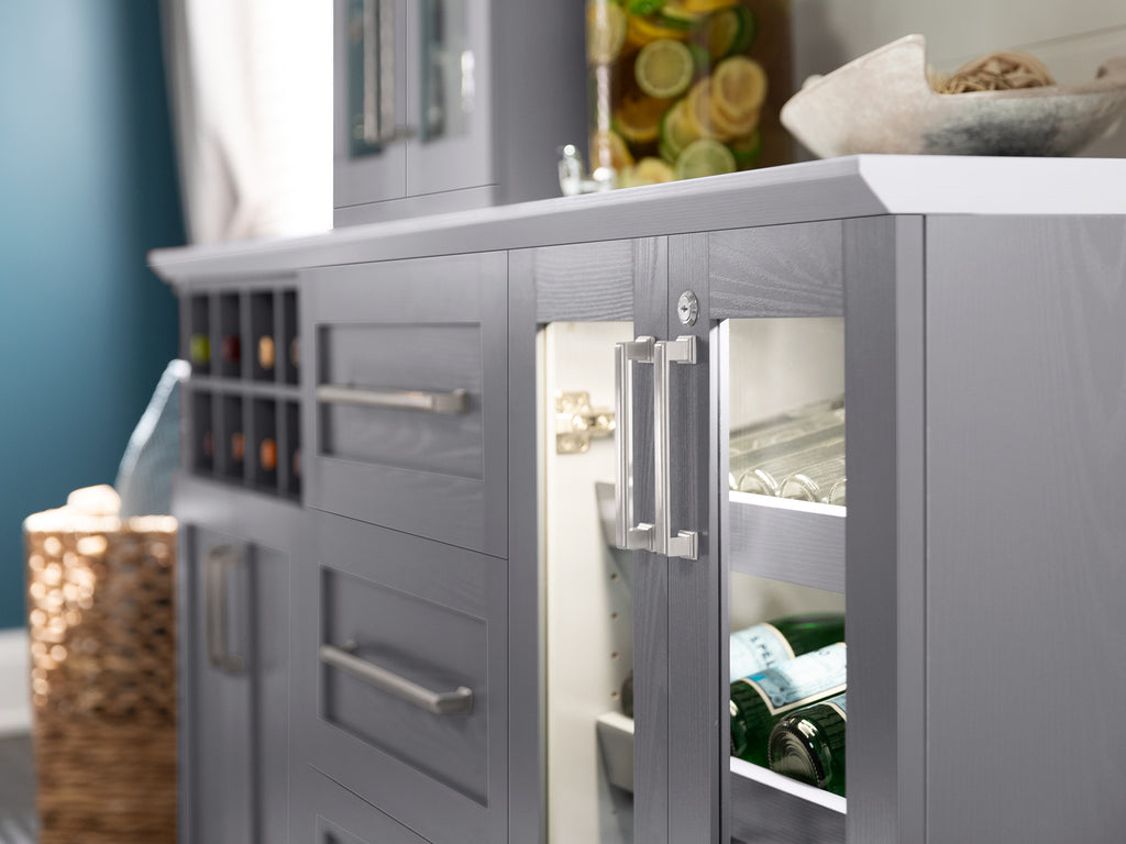 Home Bar 4 Piece Cabinet Set - 21"