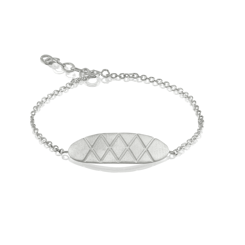 V Armbånd Silver, Garber.dk