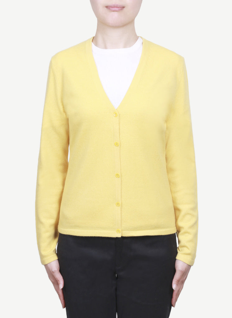 Women 12-Gauge V Neck Cardigan LVC1054