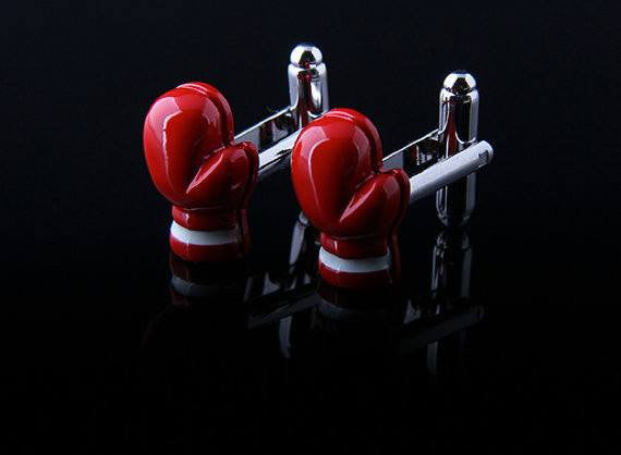 Boxing Cufflinks - Groomsmen Groom Wedding Gift For Him