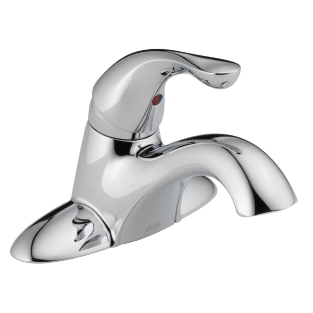 Delta bathroom sink faucet Chrome Delta "Classic" Single Handle Lavatory - Less Pop-Up