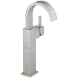 Delta bathroom sink faucet Stainless Delta Vero: Single Handle Vessel Lavatory Faucet