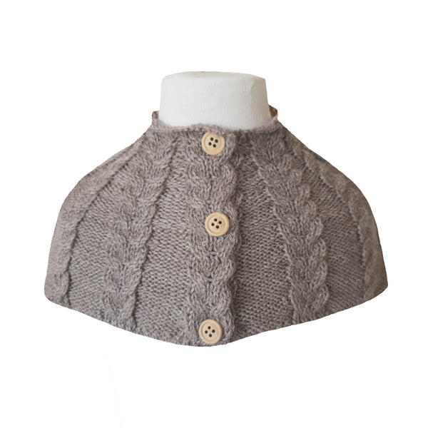 GIRAF CHOCO - Brun halsedisse i 100 % baby alpaca - få op til 30% rabat