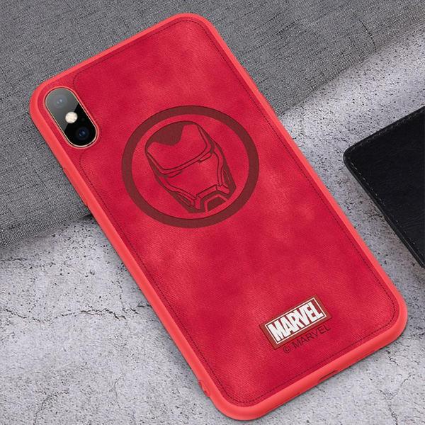 UKA Marvel Avengers TPU Frame Fabric Back Case Cover