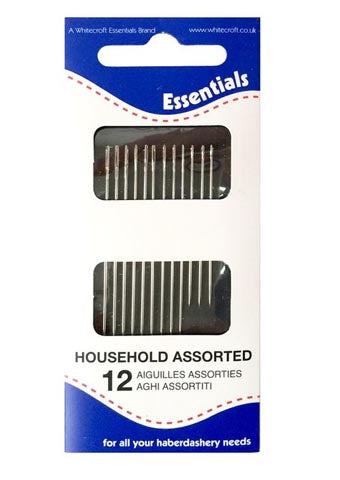 Sewing needles - Household Assorted - Pack of 12 - Alice's Bear Shop
