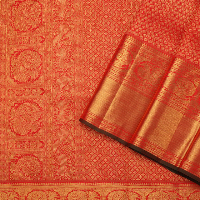Kanakavalli Kanjivaram Silk Sari 110-01-67496 - Cover View