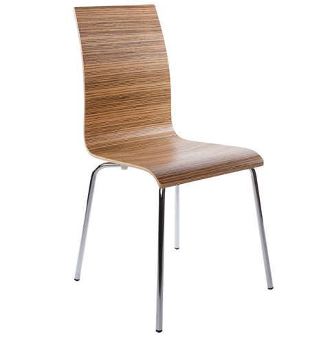 Wooden Zebrano Kokoon Dining Room Chair