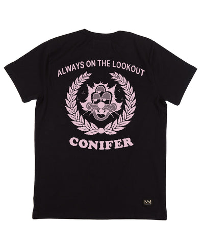 Ornamental Conifer 'Lookout' T-Shirt Black