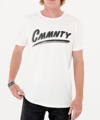 CMMNTY x Ornamental Conifer T-Shirt White